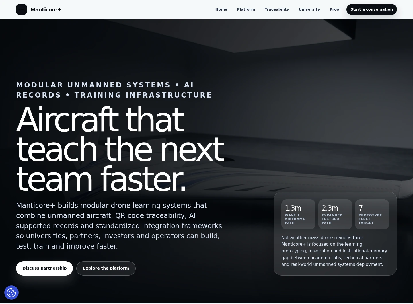 Manticore+ website
