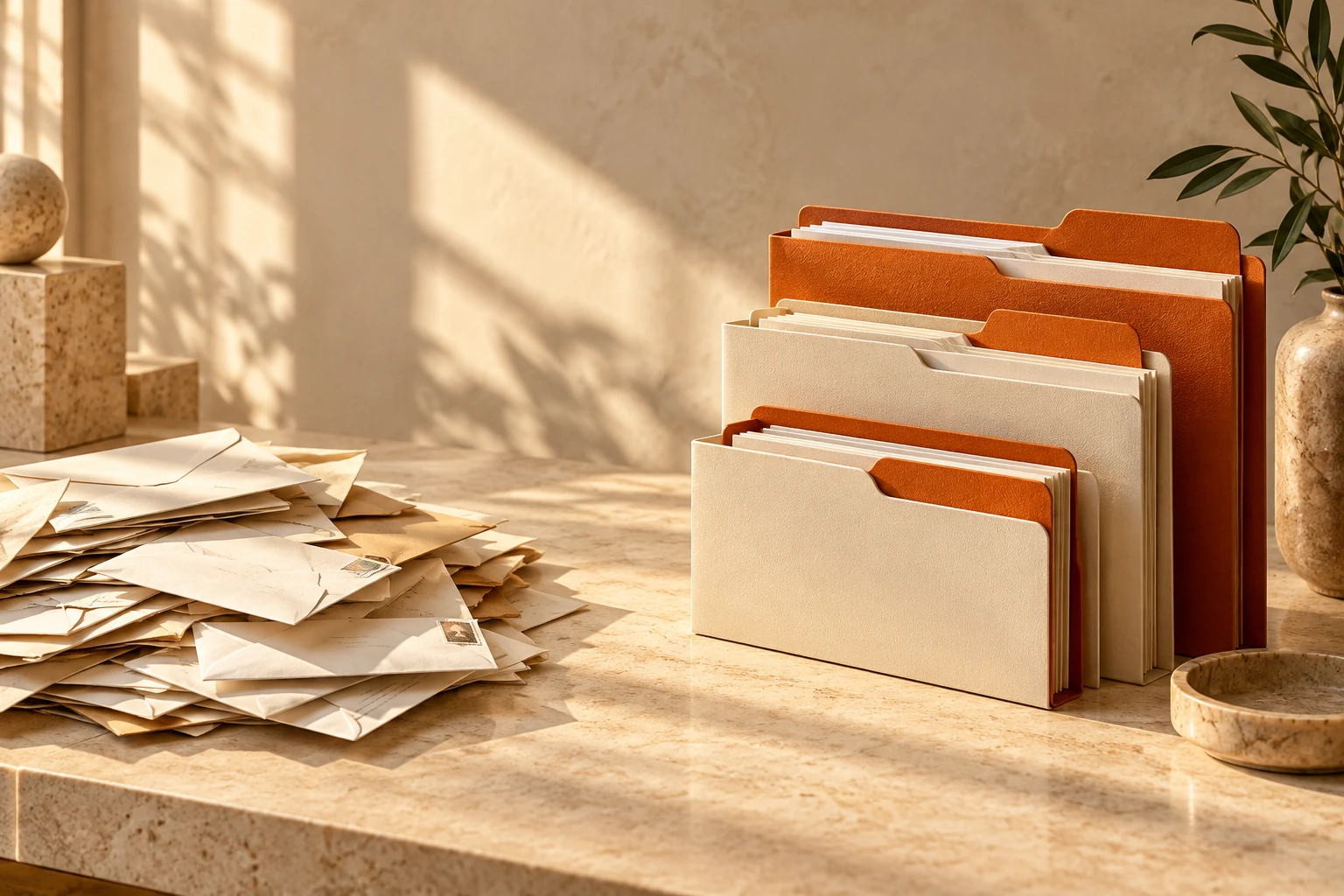 A calmer Inbox and a clear filing structure