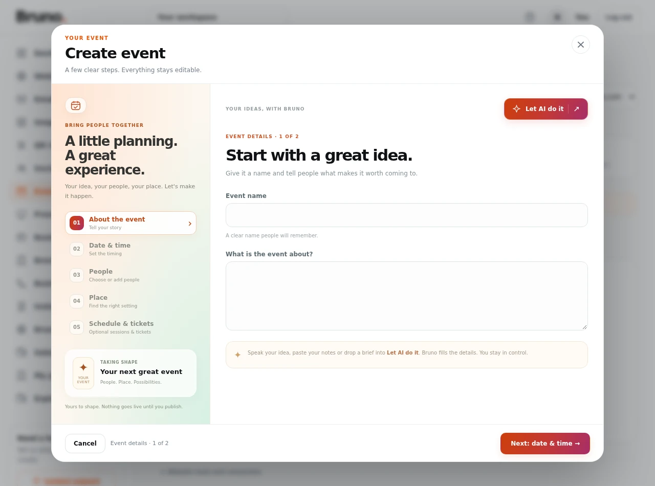 Actual interface, sample content.